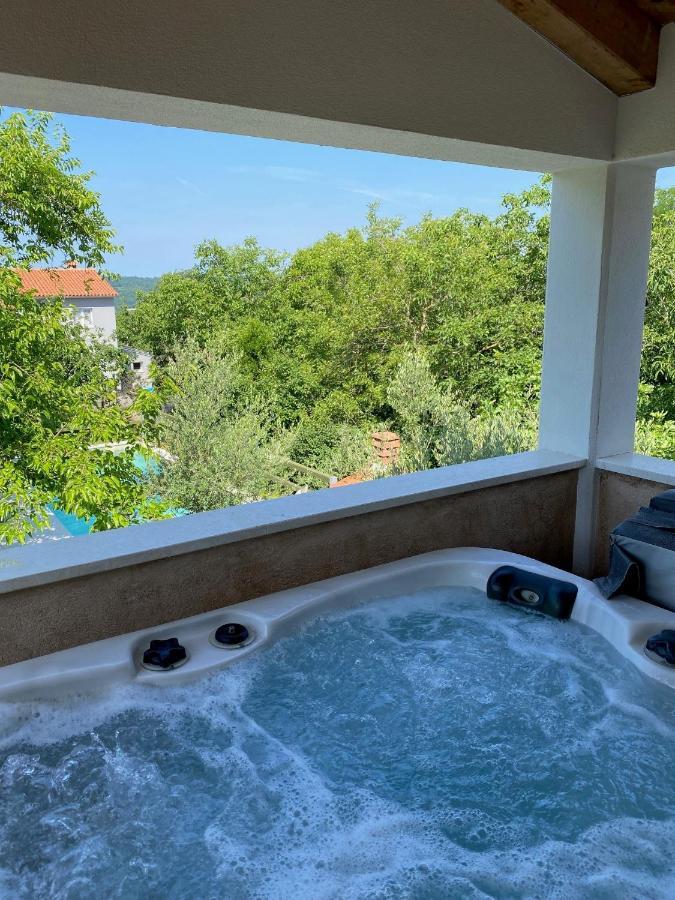 Wellness House Oliva With Heated Salt Water Pool, Sauna & Jakuzzi Лабин Экстерьер фото