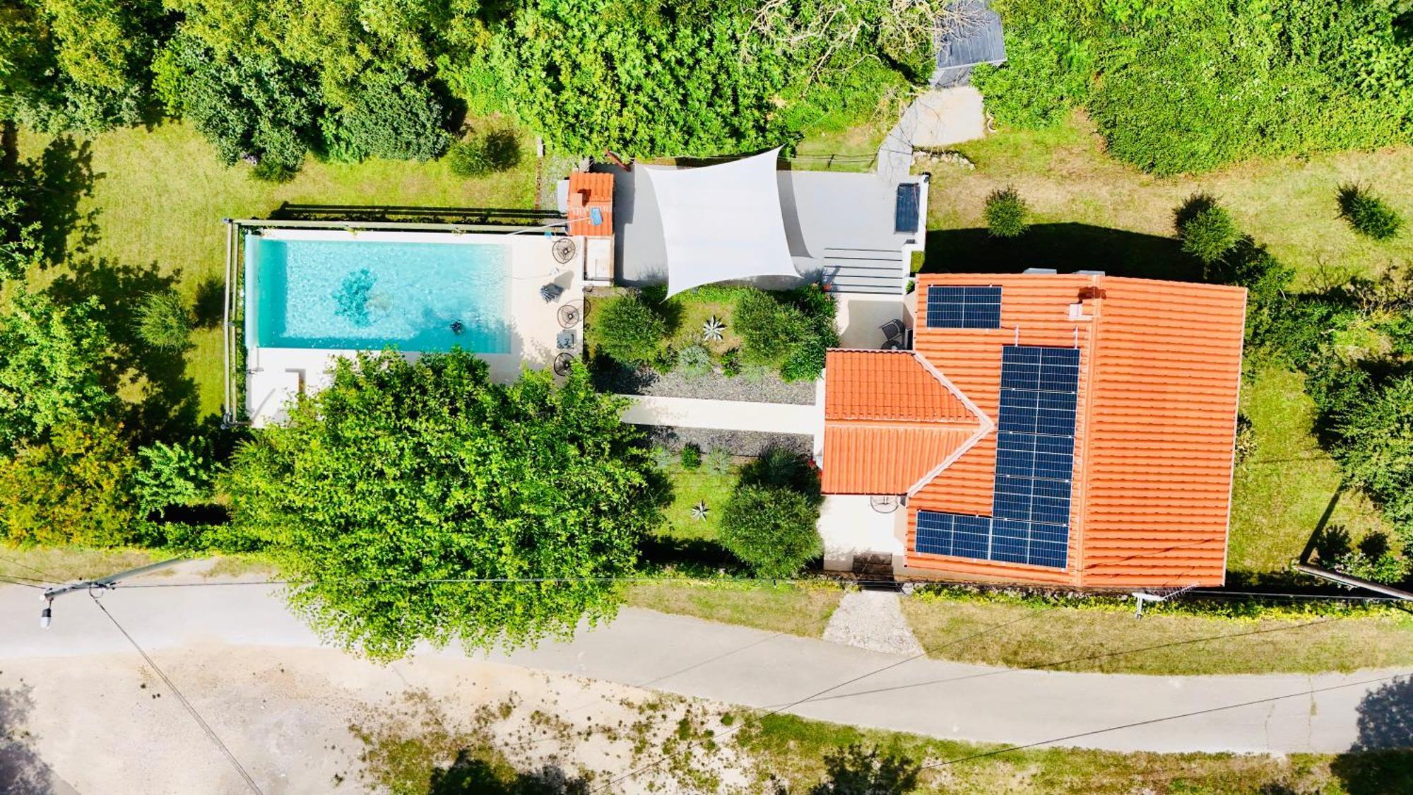 Wellness House Oliva With Heated Salt Water Pool, Sauna & Jakuzzi Лабин Экстерьер фото